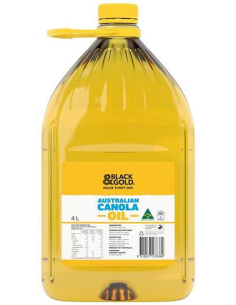 Black & Gold Australian Canola Oil 4ltr x 1